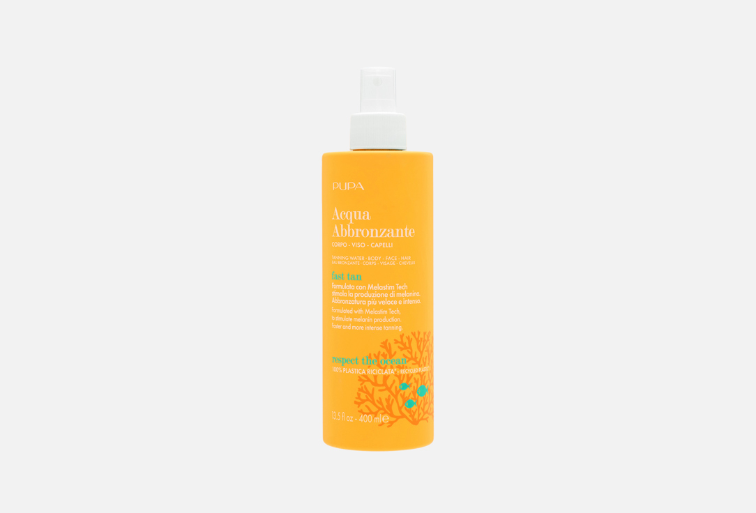 Pupa Ultra-light tanning body, face & hair water Aqua Abbronzante