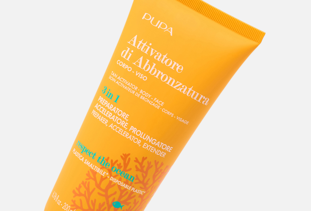 Pupa Multi‑function tan activator body & face cream Attivatore di Abbronzatura
