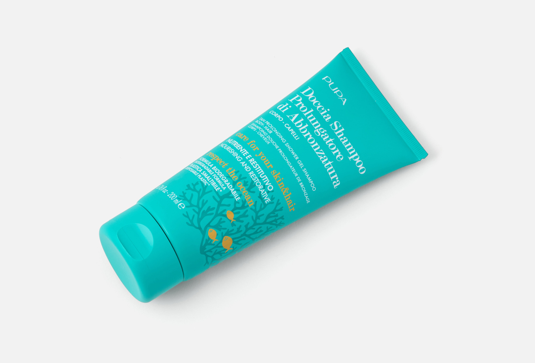 Pupa Shower Gel Shampoo Doccia Shampoo Prolungatore di Abbronzatura