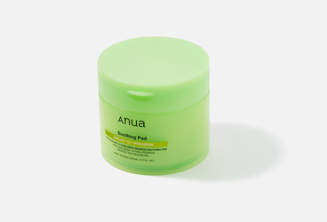 ANUA Calming Toner Pads Azelaic Acid 10% + Hyaluron Redness Soothing Pads