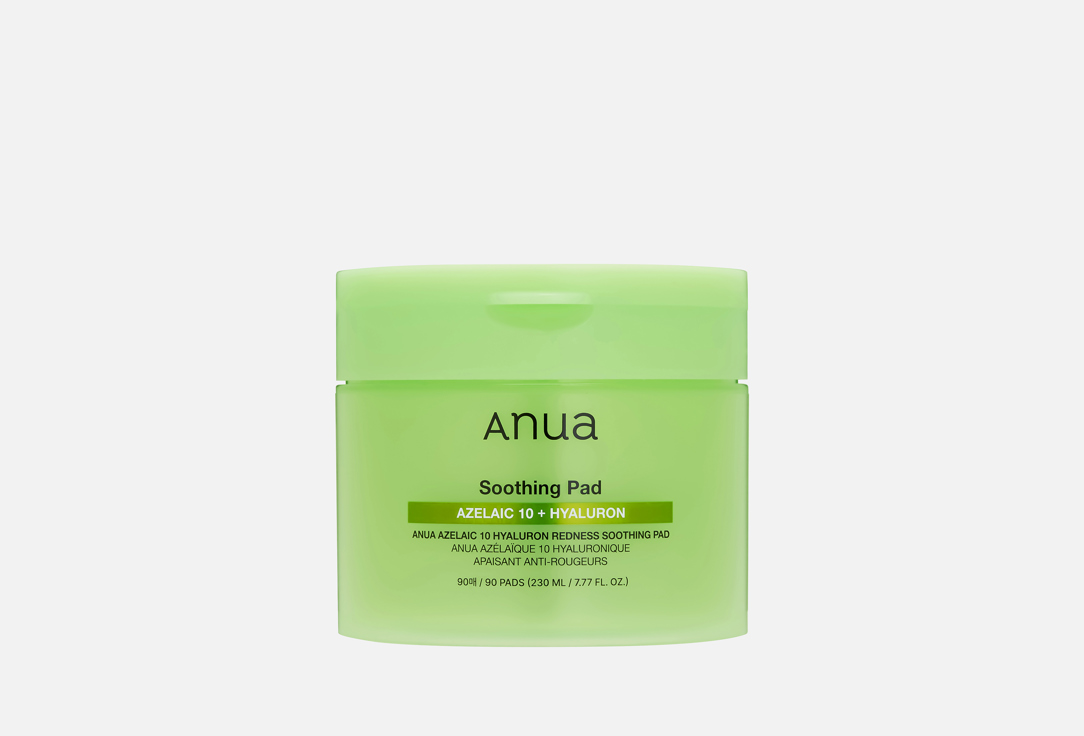 ANUA Calming Toner Pads Azelaic Acid 10% + Hyaluron Redness Soothing Pads