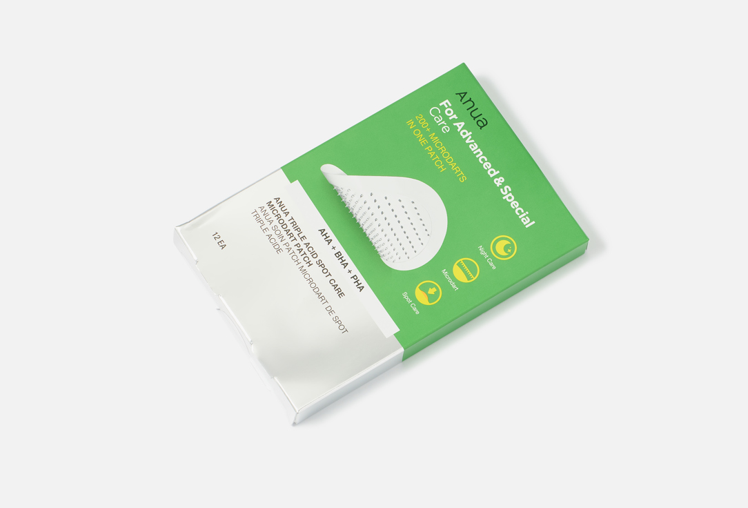 ANUA Anti-blemish Face Patches Triple Acid Spot Care Microdart Patches