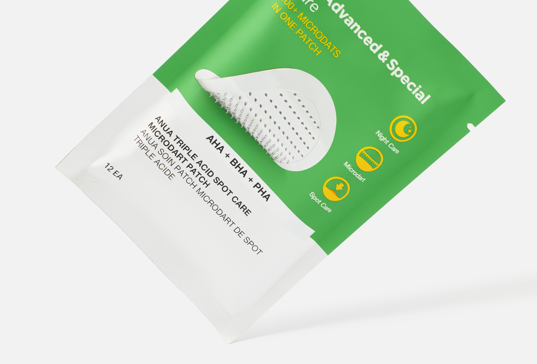 ANUA Anti-blemish Face Patches Triple Acid Spot Care Microdart Patches