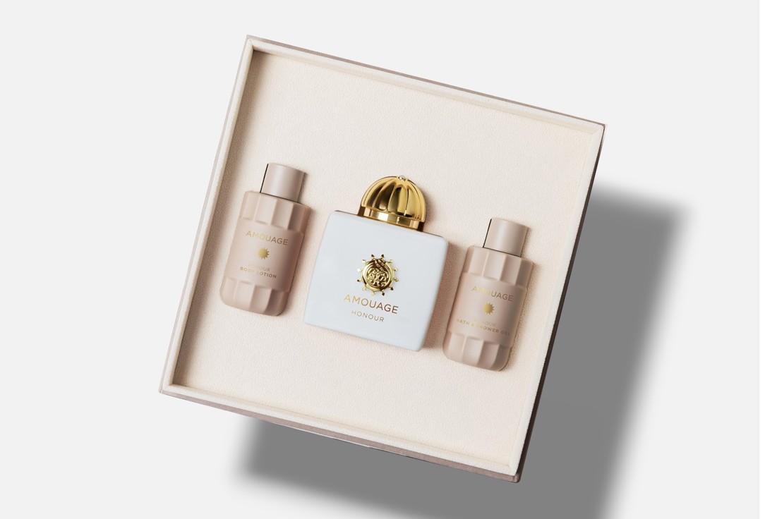 Amouage Eau de Parfum & Body Lotion & Shower Gel set Honour Woman