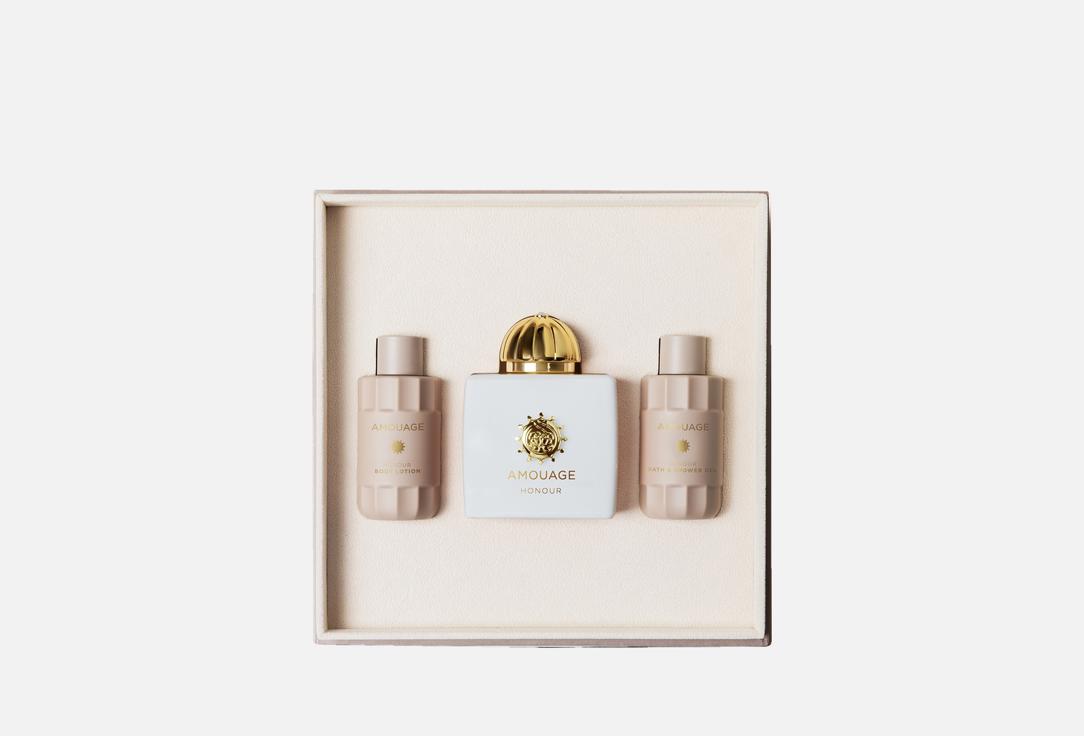 Amouage Eau de Parfum & Body Lotion & Shower Gel set Honour Woman