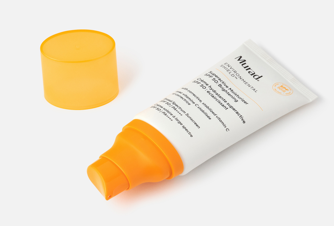 Murad Lightweight Vitamin C Face Sunscreen SPF 50 Superactive Moisturizer: Brightening