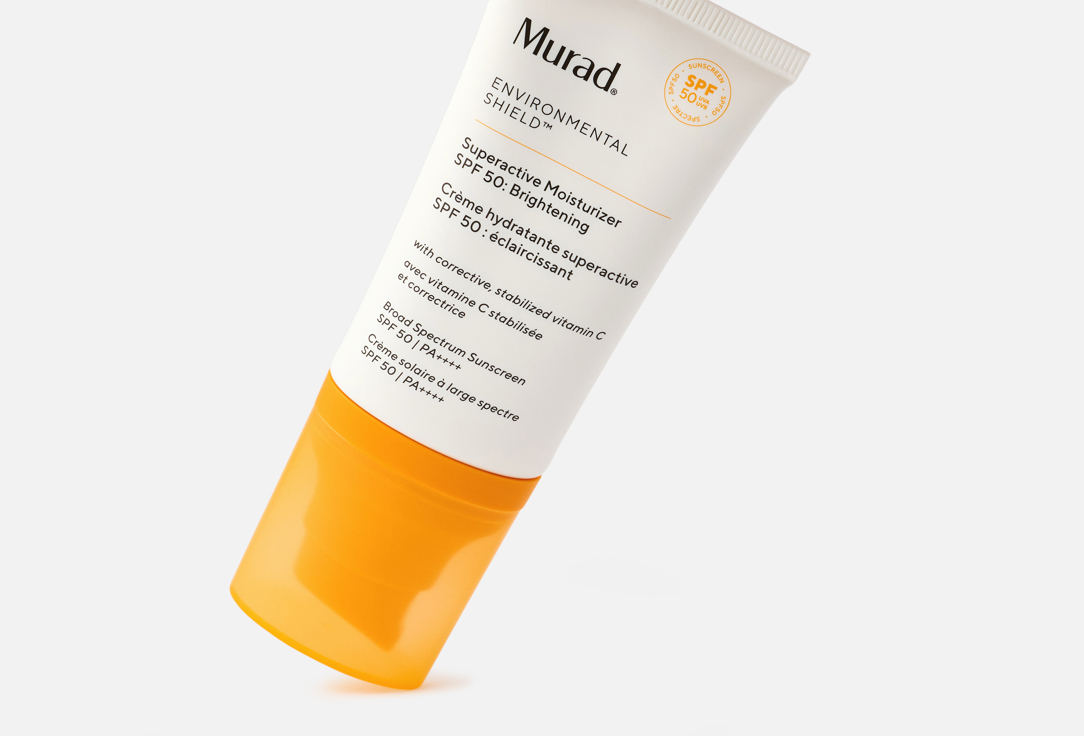 Murad Lightweight Vitamin C Face Sunscreen SPF 50 Superactive Moisturizer: Brightening