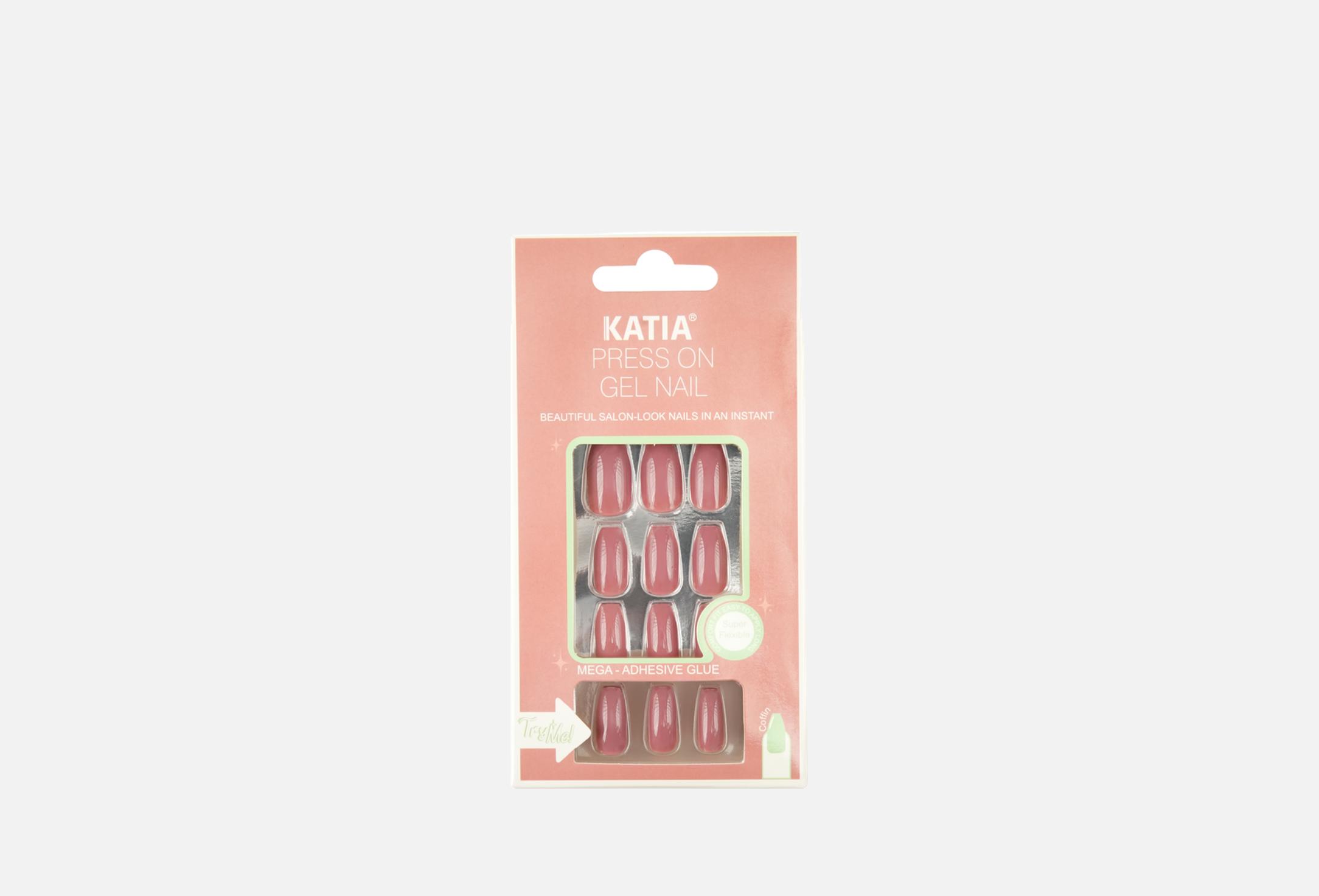 Nails Coffin  1 CK05, Dark Nude