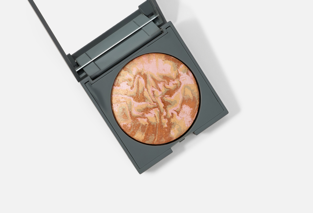 ALIX AVIEN Сияющие пудровые румяна с шелковистой текстурой Baked Blush 101, Marble Peach 11 г ALIX AVIEN Сияющие пудровые румяна с шелковистой текстурой Baked Blush