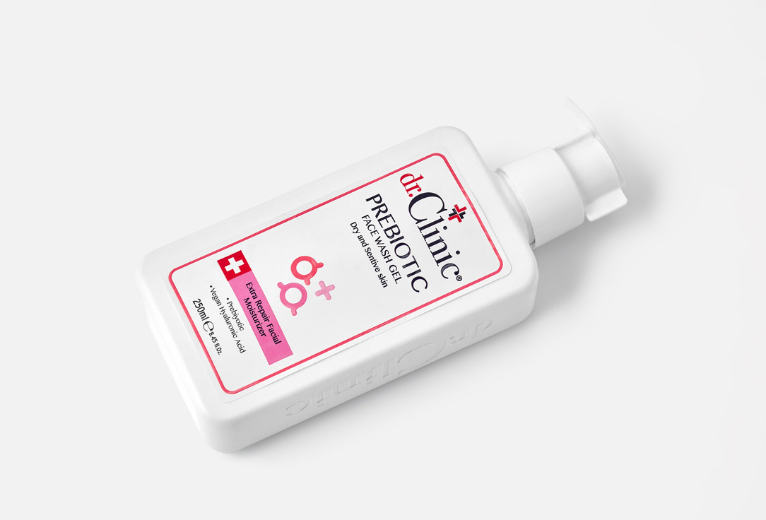 Dr.Clinic Face Wash Gel Cleanser Prebiotic Pink