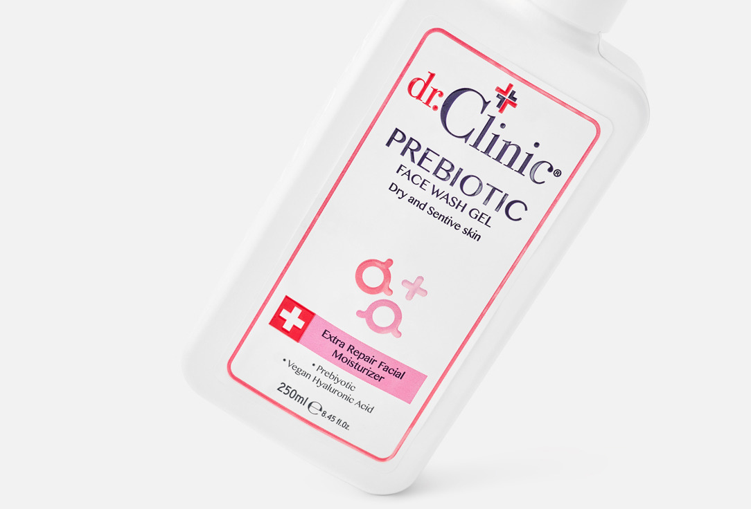 Dr.Clinic Face Wash Gel Cleanser Prebiotic Pink
