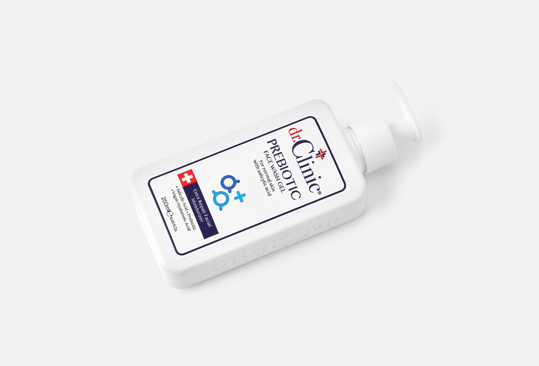 Dr.Clinic Face Wash Gel With Salicylic Acid Prebiotic Dark Blue