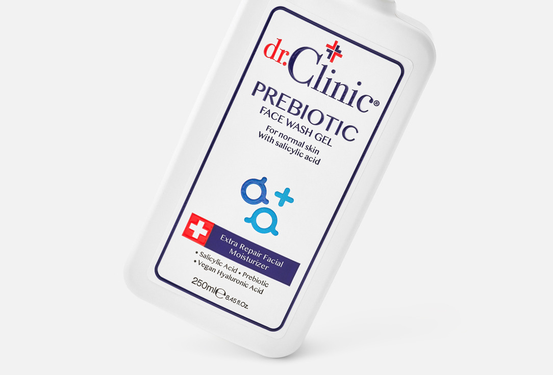 Dr.Clinic Face Wash Gel With Salicylic Acid Prebiotic Dark Blue