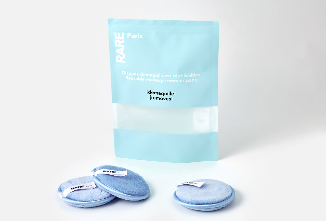 Rare Paris Makeup remover pads Carbbone glace 3 pcs Rare Paris Makeup remover pads Carbbone glace