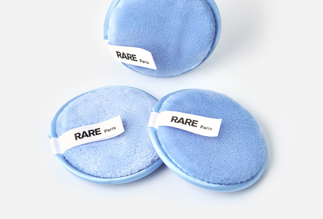 Rare Paris Makeup remover pads Carbbone glace 3 pcs Rare Paris Makeup remover pads Carbbone glace