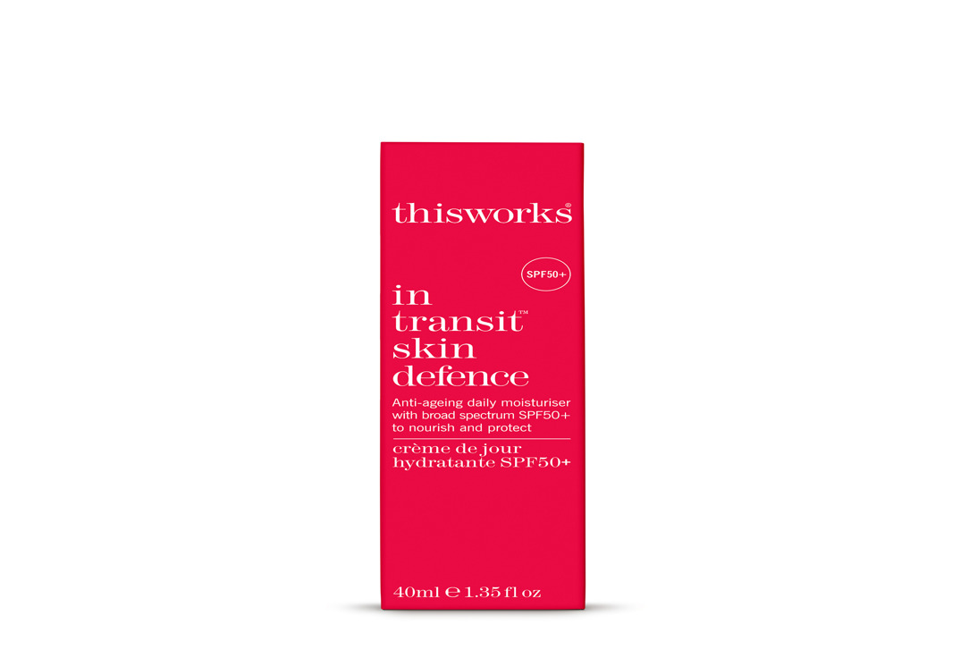 This Works Anti-ageing moisturizing face sunscreen SPF 50 in transit skin defence 40 ml This Works Anti-ageing moisturizing face sunscreen SPF 50 in transit skin defence