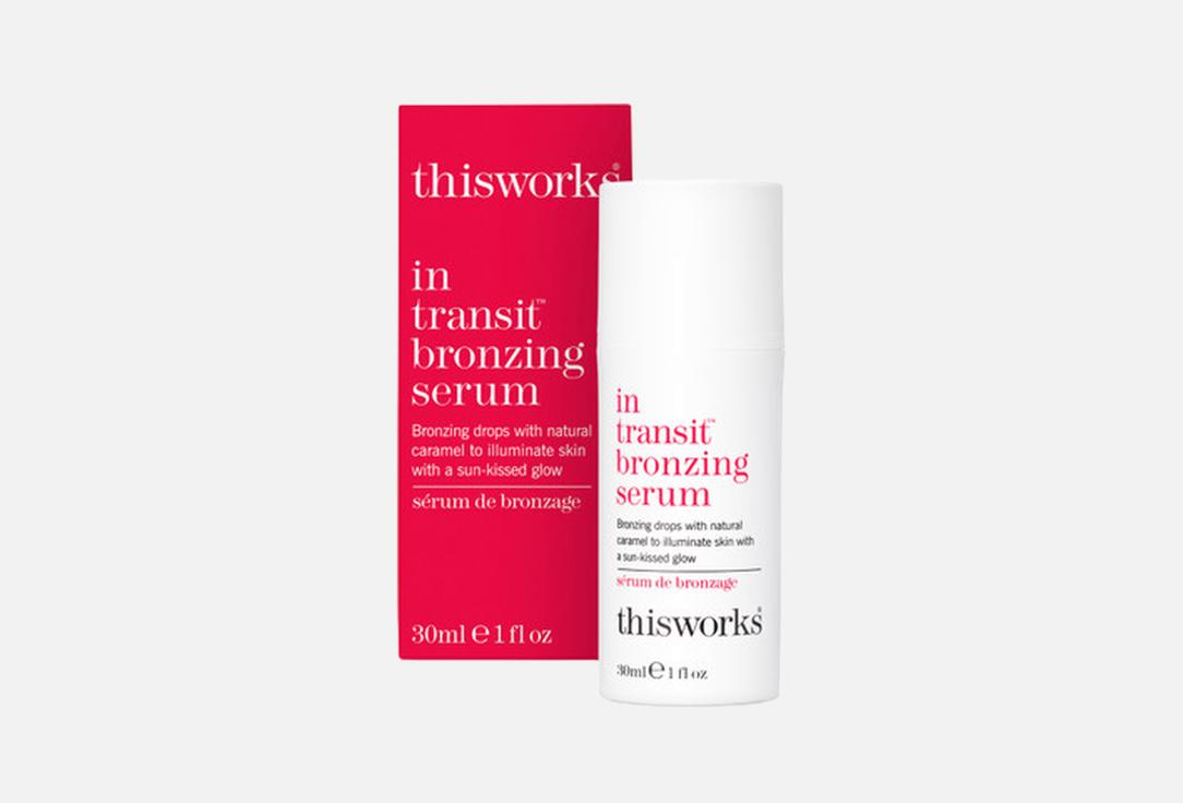 This Works Vitamin C Tanning Face Serum in transit bronzing serum