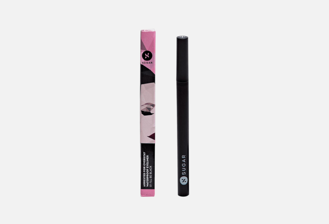 Sugar Cosmetics WATERPROOF liquid matte EYELINER ARRESTED FOR OVERSTAY
