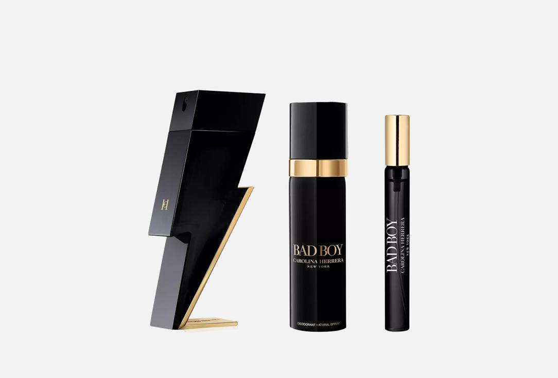Carolina Herrera Eau de Toilette & Deodorant Set Bad Boy 3 pcs Carolina Herrera Eau de Toilette & Deodorant Set Bad Boy