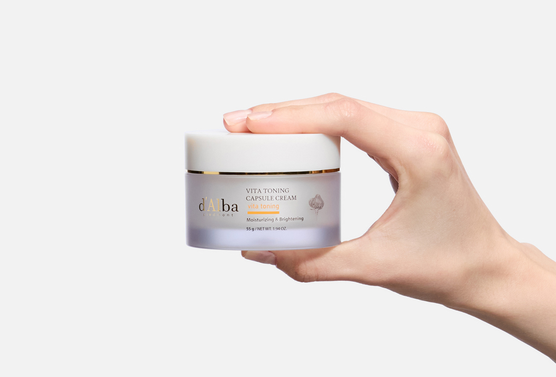 d'Alba Осветляющий и увлажняющий крем для лица Vita Toning Capsule Cream