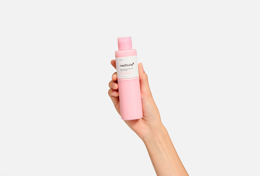 Medicube Hydrating face toner PDRN Pink Niacinamide Milky Toner