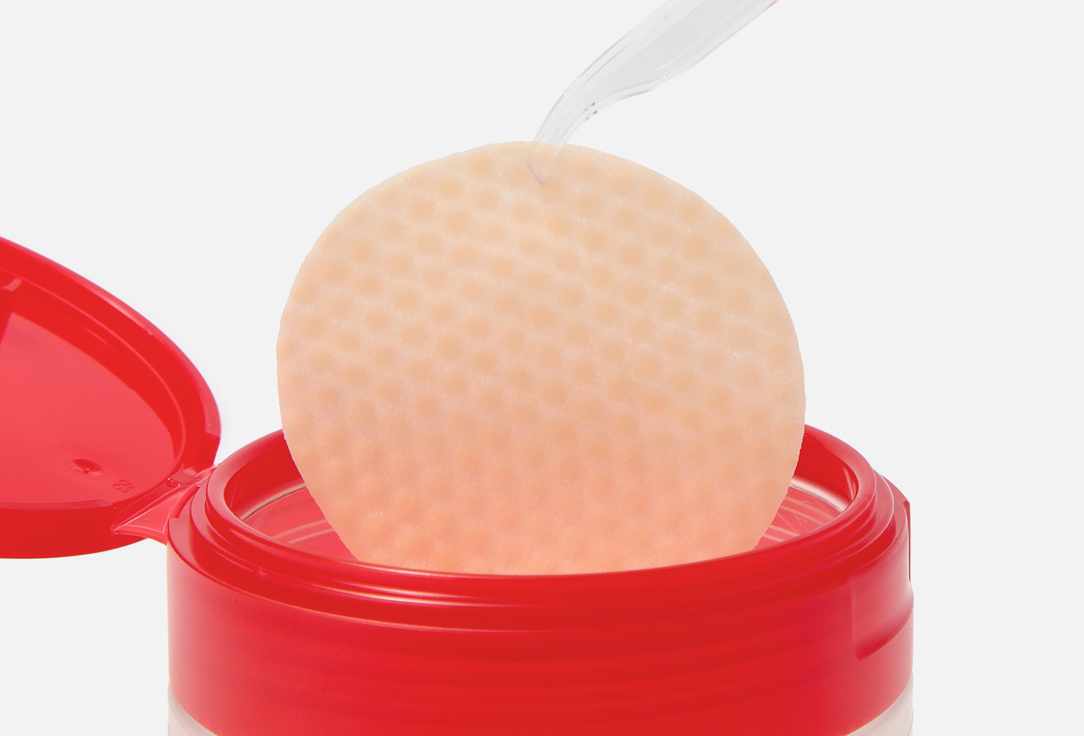 Medicube Exfoliating peeling pads Red Succinic Acid Panthenol Pad