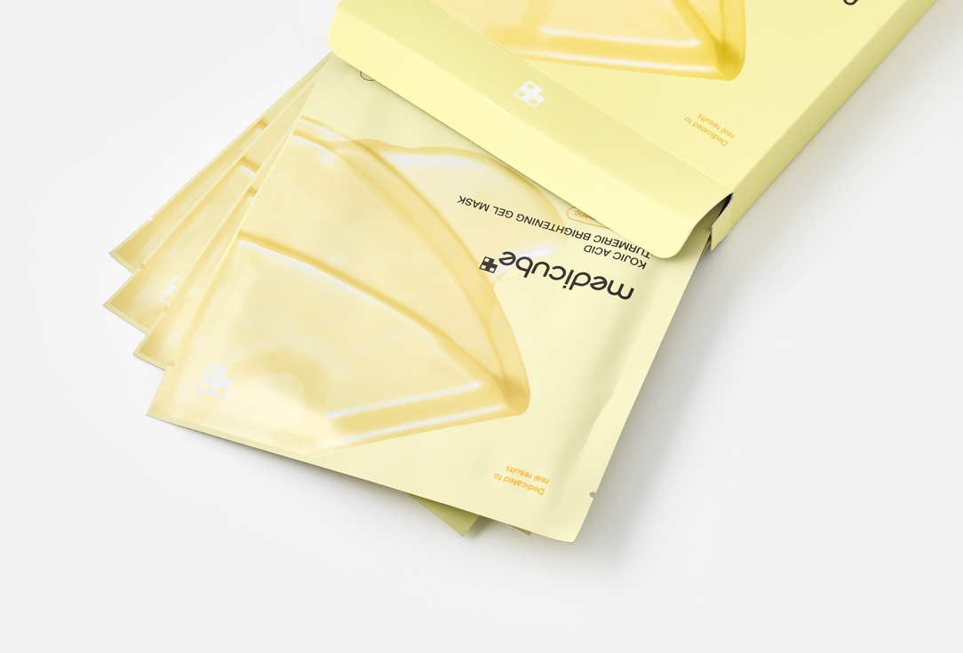 Medicube Smoothing & Brightening Face Mask Pack Kojic Acid Turmeric Brightening Gel Mask