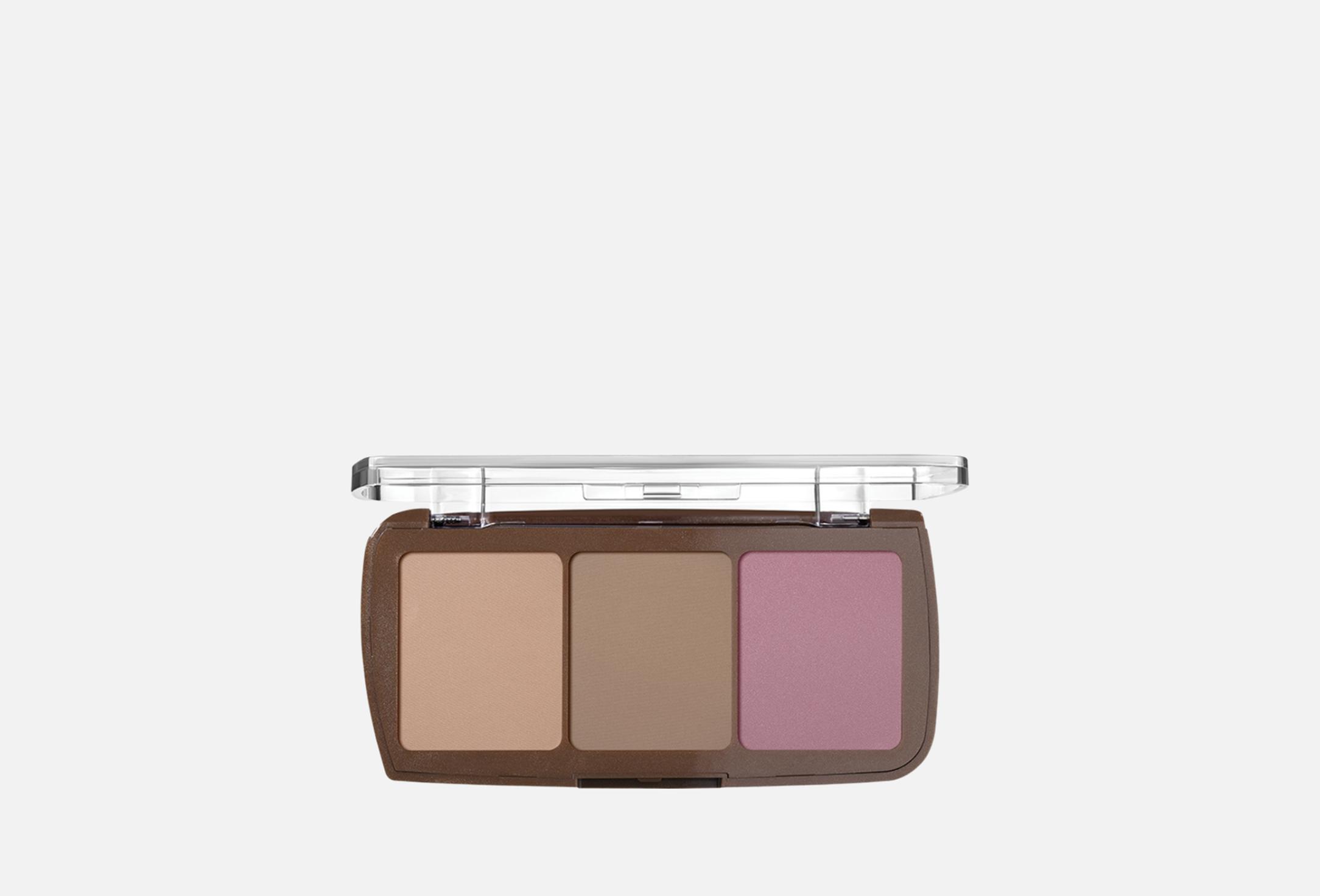 CONTOUR & SCULPT FACE TRIO PALETTE  4 01, Light