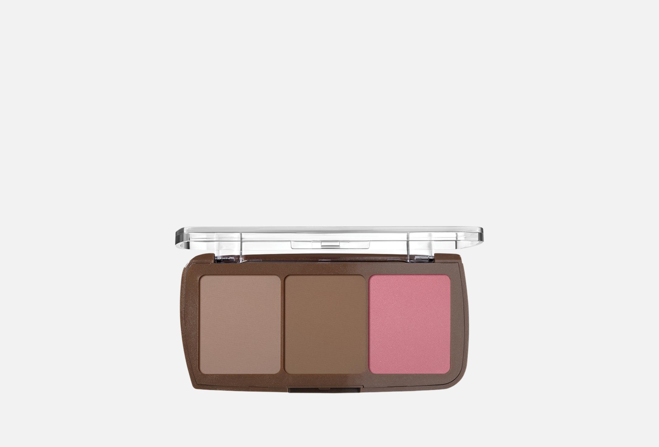 CONTOUR & SCULPT FACE TRIO PALETTE  4 02, Dark