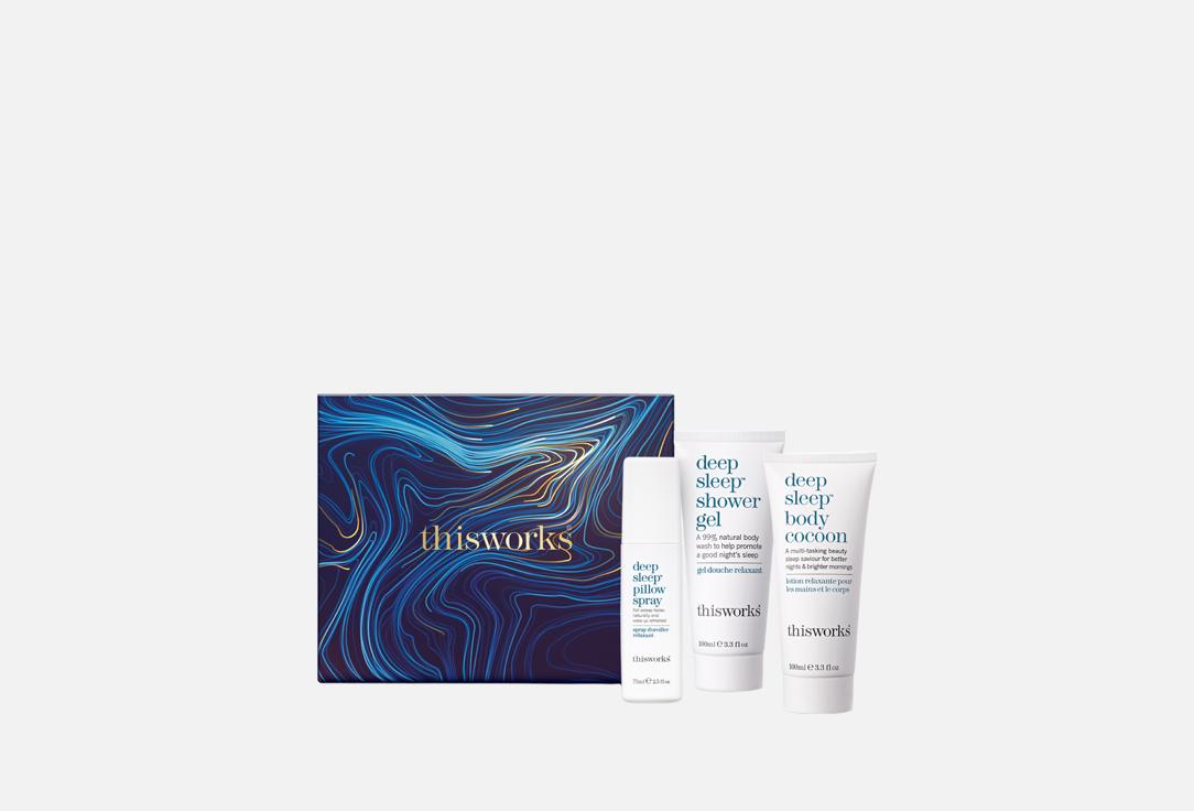 This Works Gift Set: Pillow Spray, Shower Gel, Body Lotion Dream To Sleep 3 pcs This Works Gift Set: Pillow Spray, Shower Gel, Body Lotion Dream To Sleep