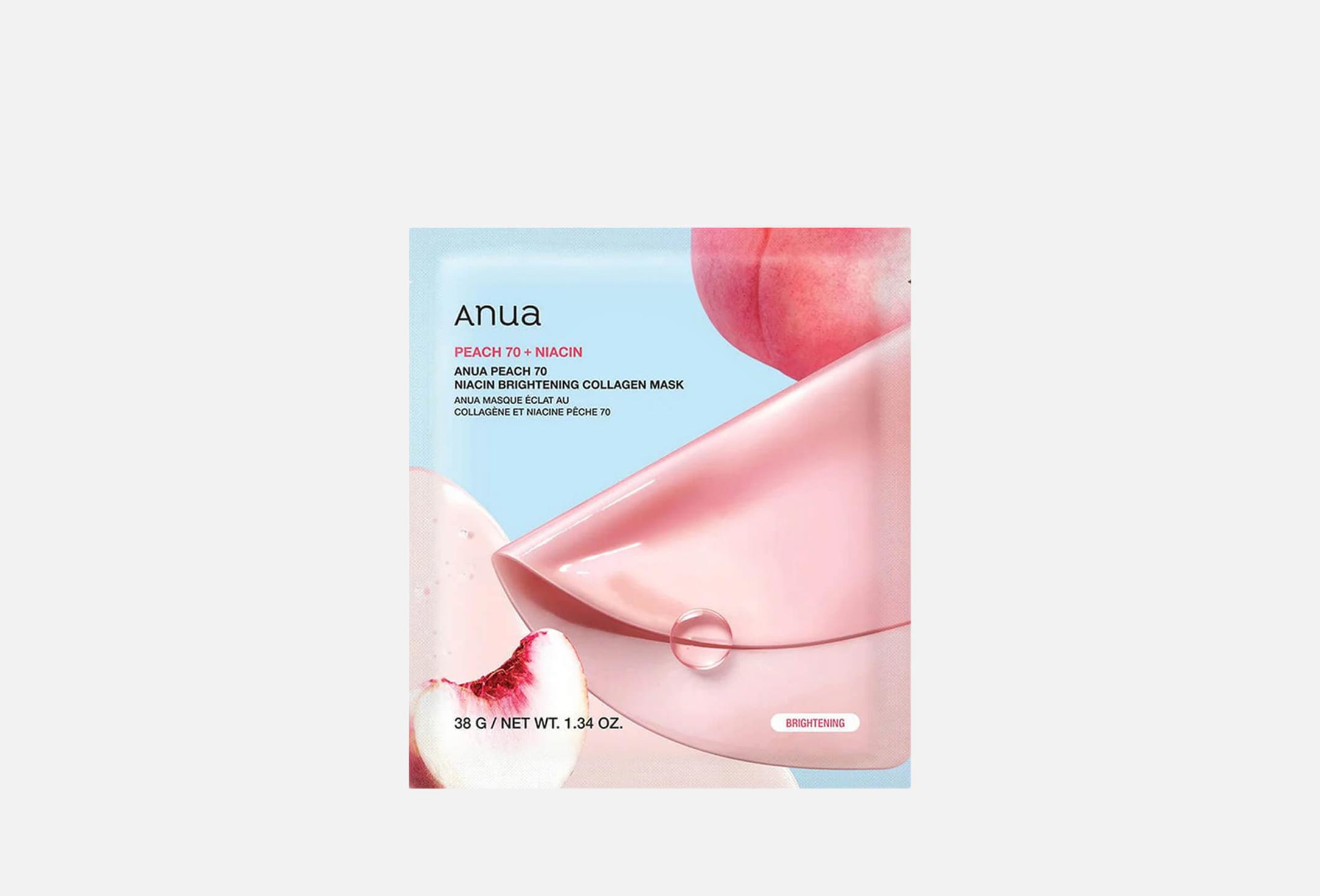 Peach 70 Niacin Brightening Collagen Mask  1 