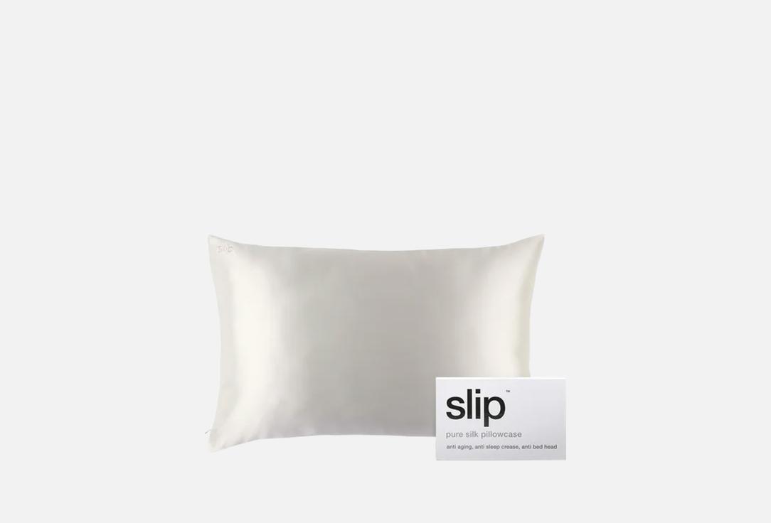 SLIP silk pillowcase Queen Standard WHITE 1 pcs SLIP silk pillowcase Queen Standard