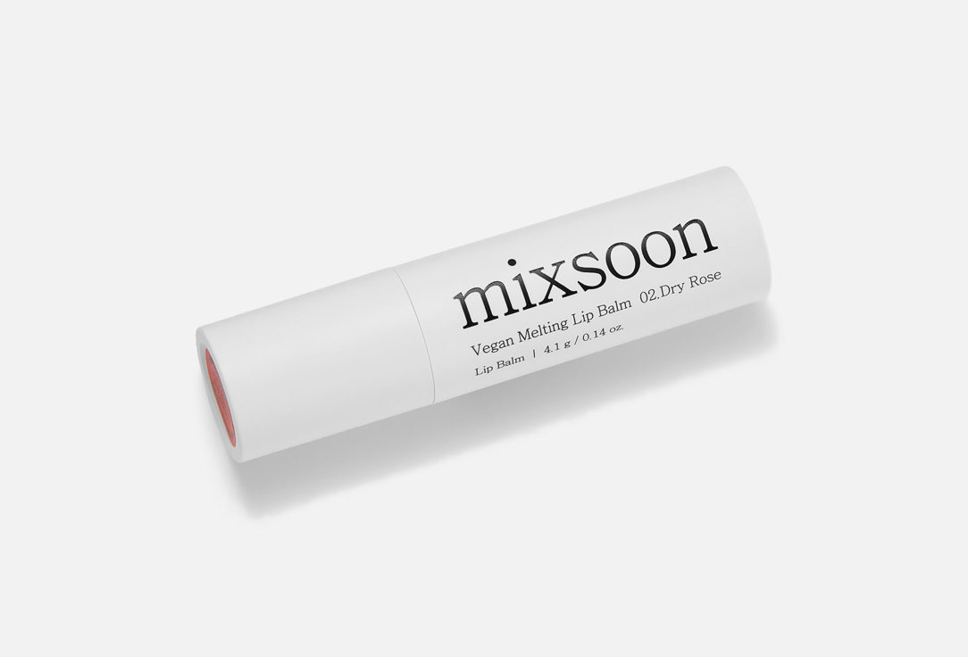 Mixsoon MOISTURIZING TINTED LIP BALM Vegan Melting 02, Dry rose 4.1 g Mixsoon MOISTURIZING TINTED LIP BALM Vegan Melting