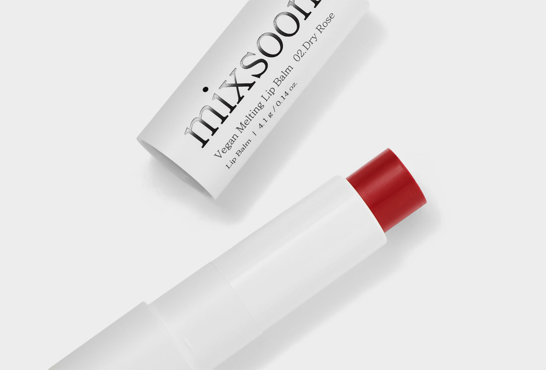 Mixsoon MOISTURIZING TINTED LIP BALM Vegan Melting 02, Dry rose 4.1 g Mixsoon MOISTURIZING TINTED LIP BALM Vegan Melting