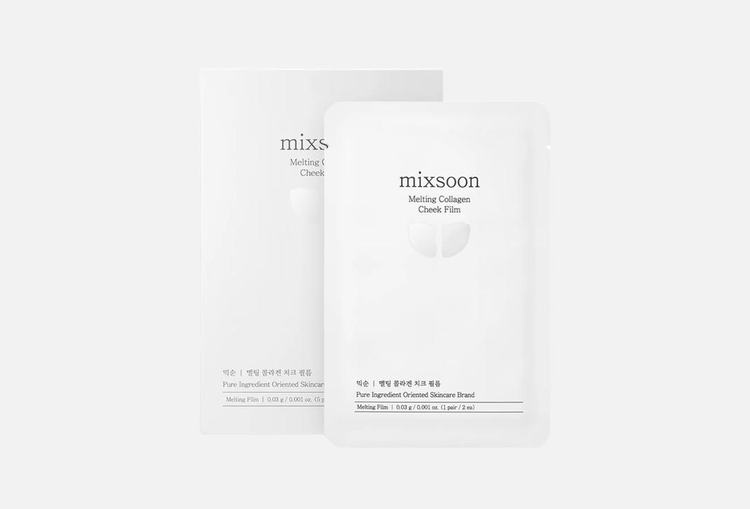 Mixsoon Укрепляющие осветляющие пленочные патчи для щек Melting Collagen