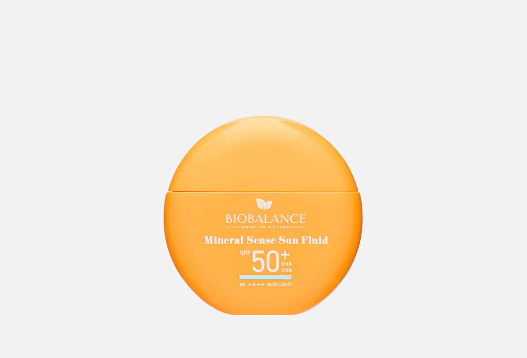 BIOBALANCE Mineral Sunscreen Face Fluid SPF 50+ Mineral Sense 40 ml BIOBALANCE Mineral Sunscreen Face Fluid SPF 50+ Mineral Sense
