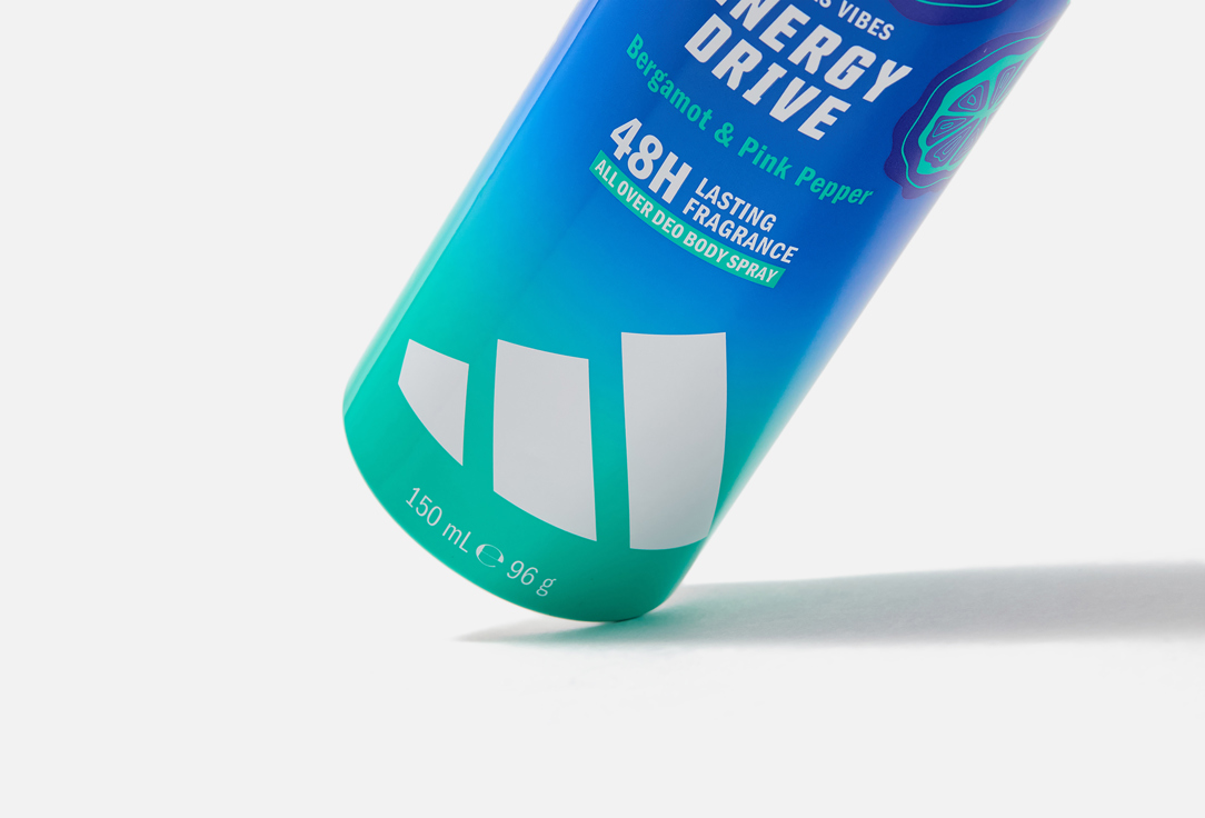 Adidas Perfumed Deodorant Body Spray Vibes Energy Drive