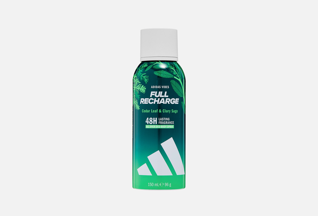 Adidas Perfumed Deodorant Body Spray Vibes Full Recharge