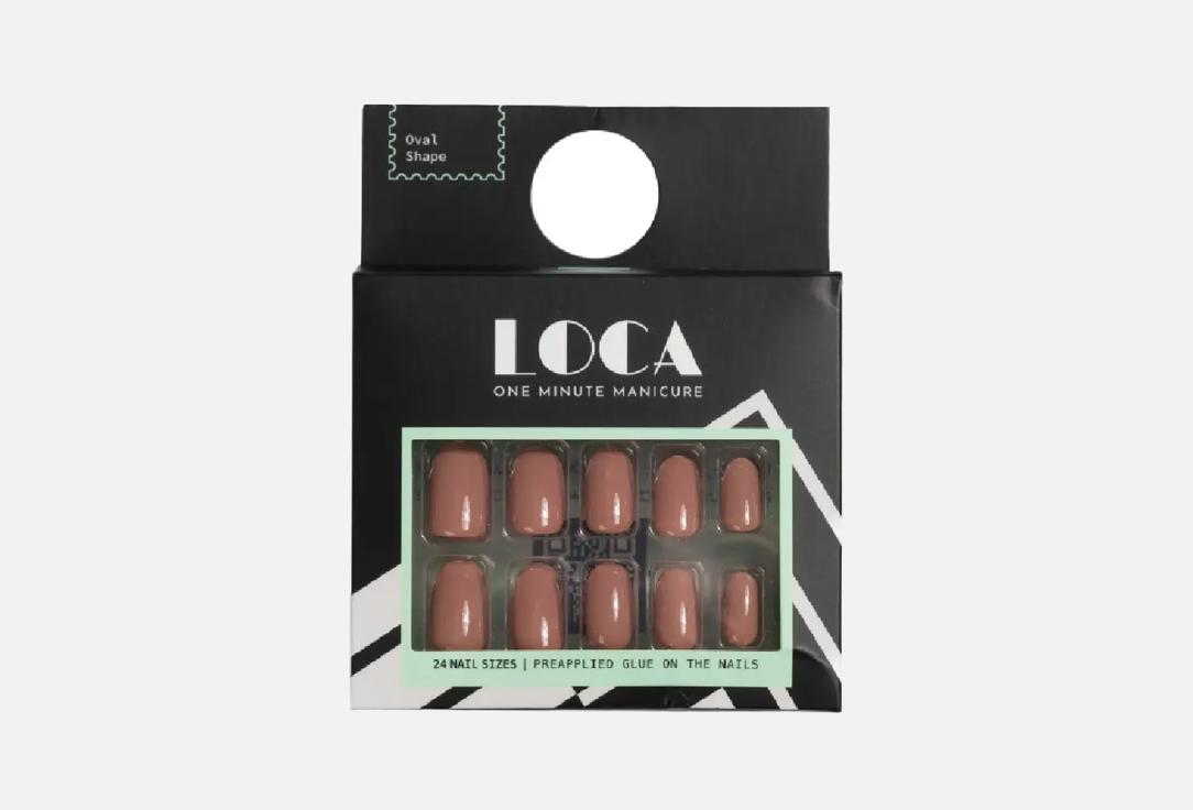 Loca Professional false nails press on nails 28, Nude 5 g Loca Professional false nails press on nails