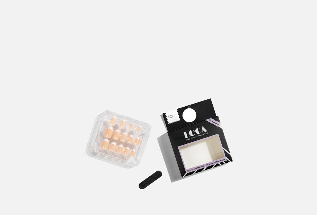 Loca Professional Small acrylic nails press on nails 07, French natural 5 g Loca Professional Small acrylic nails press on nails