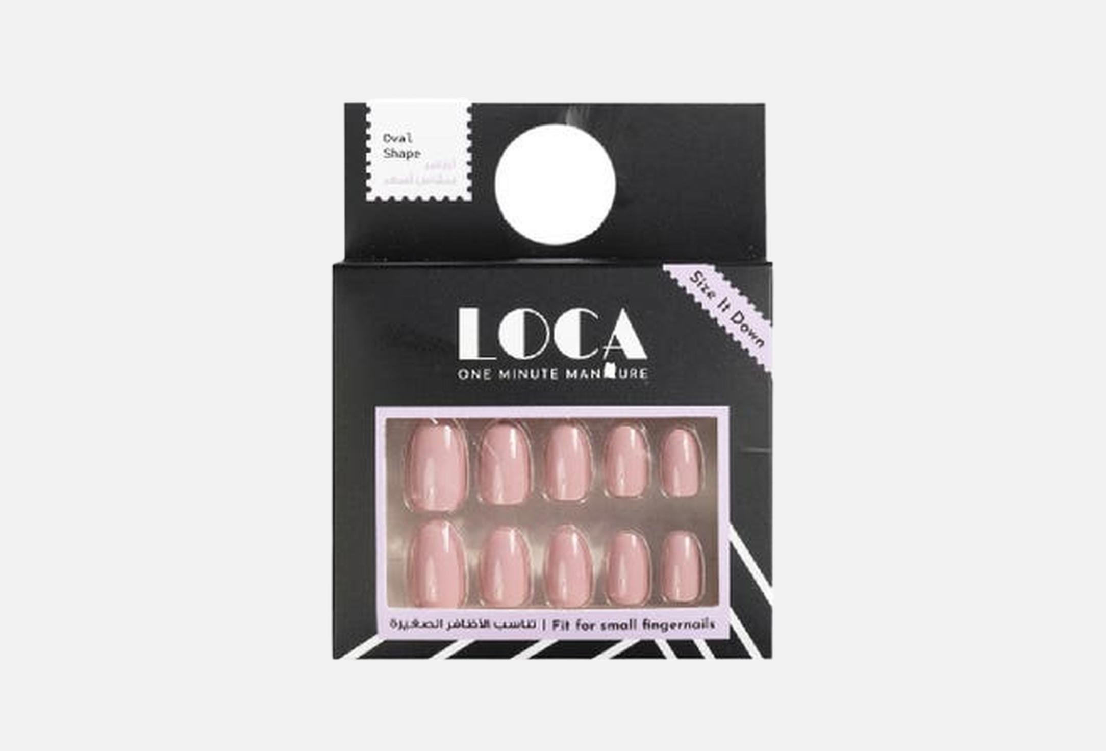press on nails 5 pink