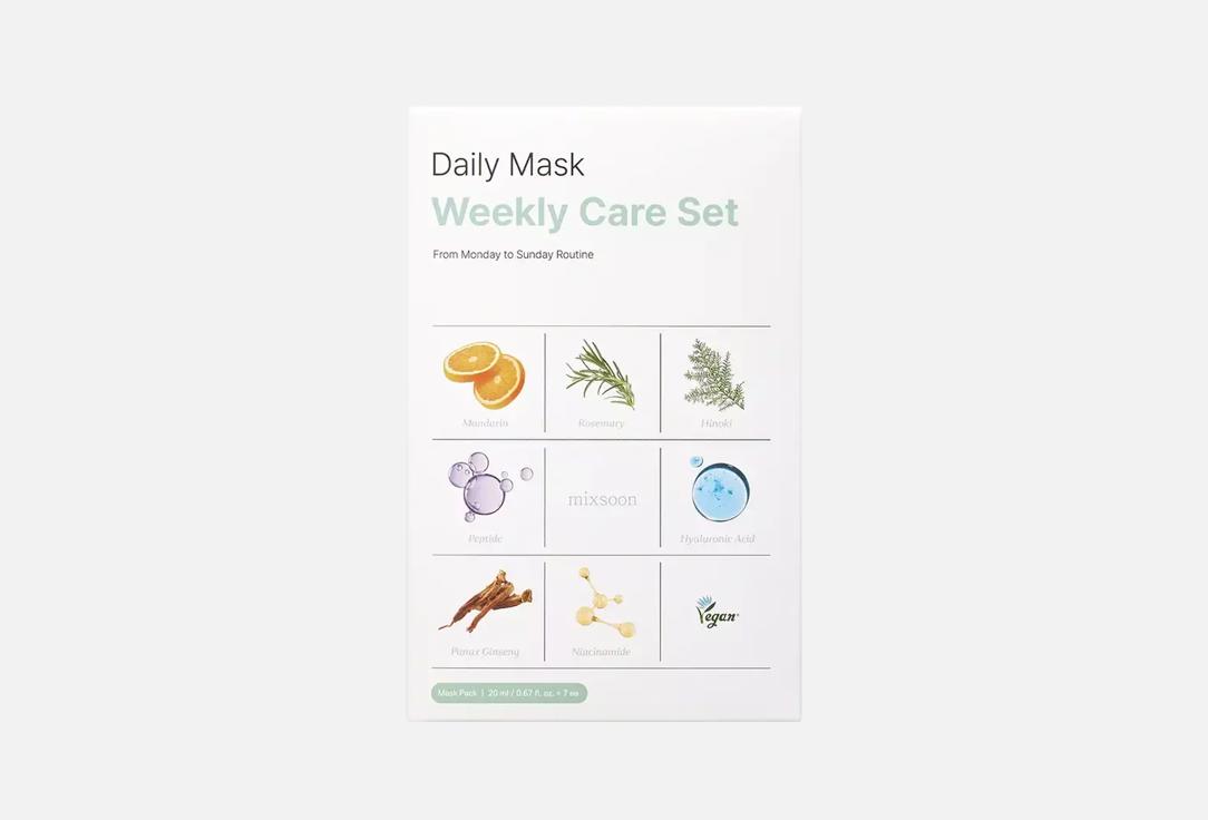 Mixsoon Face mask set Daily Mask Weekly Care