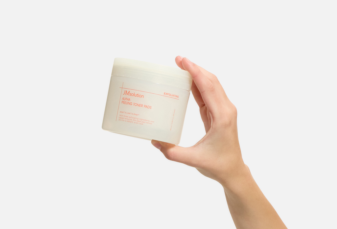JMsolution Exfoliating Face Pads ALPHA PEELING TONER PADS