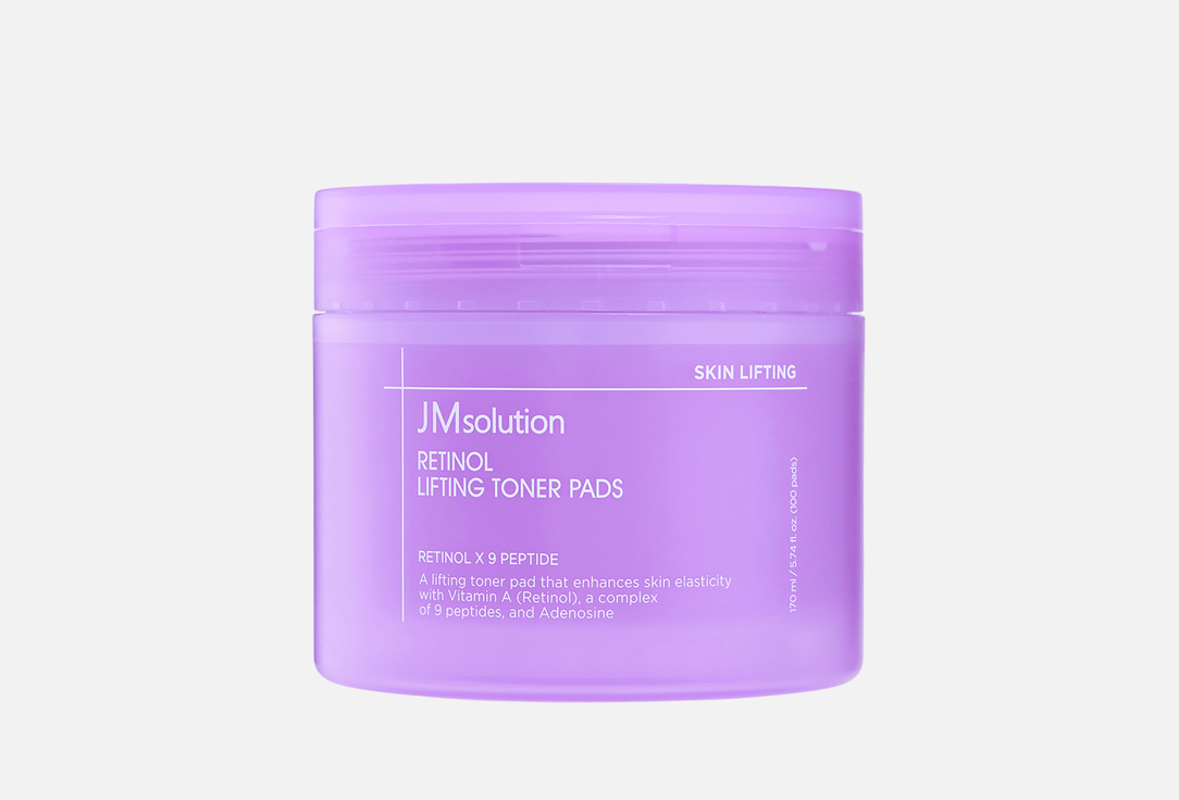 JMsolution Lifting Face Pads RETINOL LIFTING TONER PADS