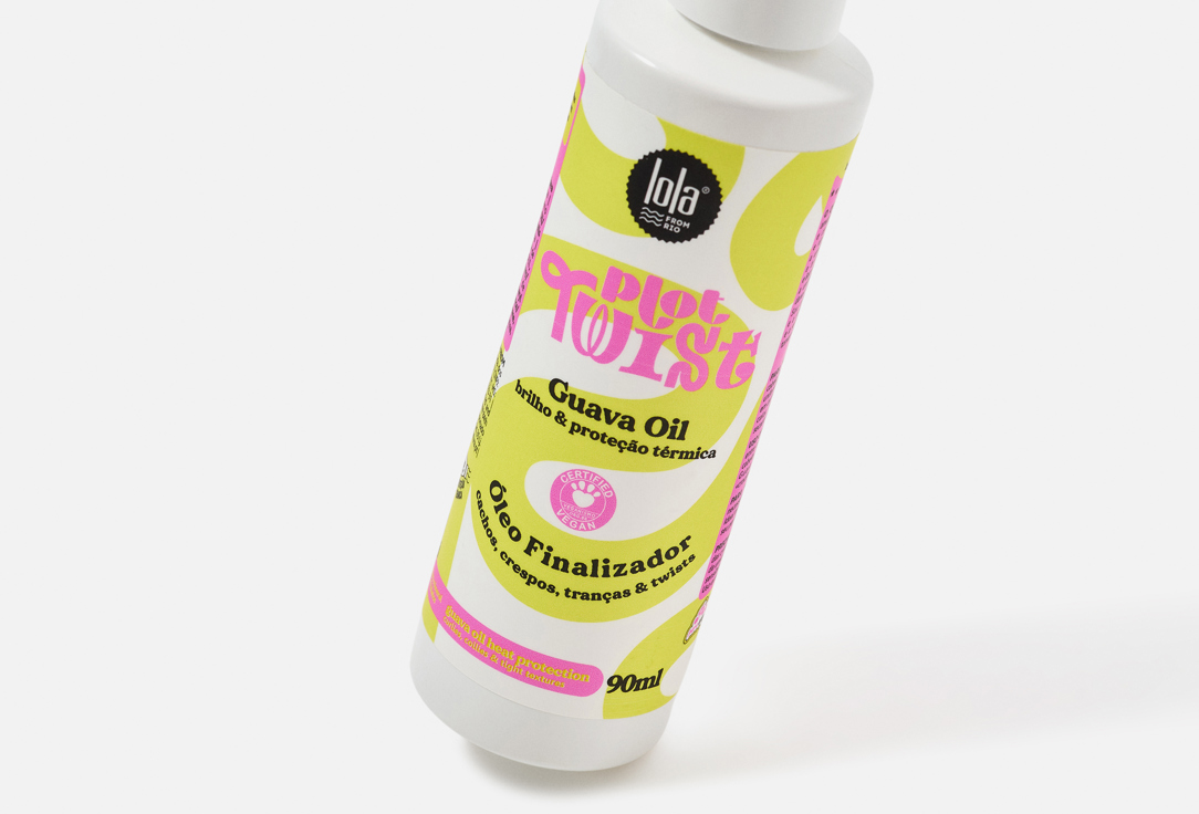 Lola from Rio Smoothing hair oil for curly hair Plot Twist Curl Shine & Defineguava Oil