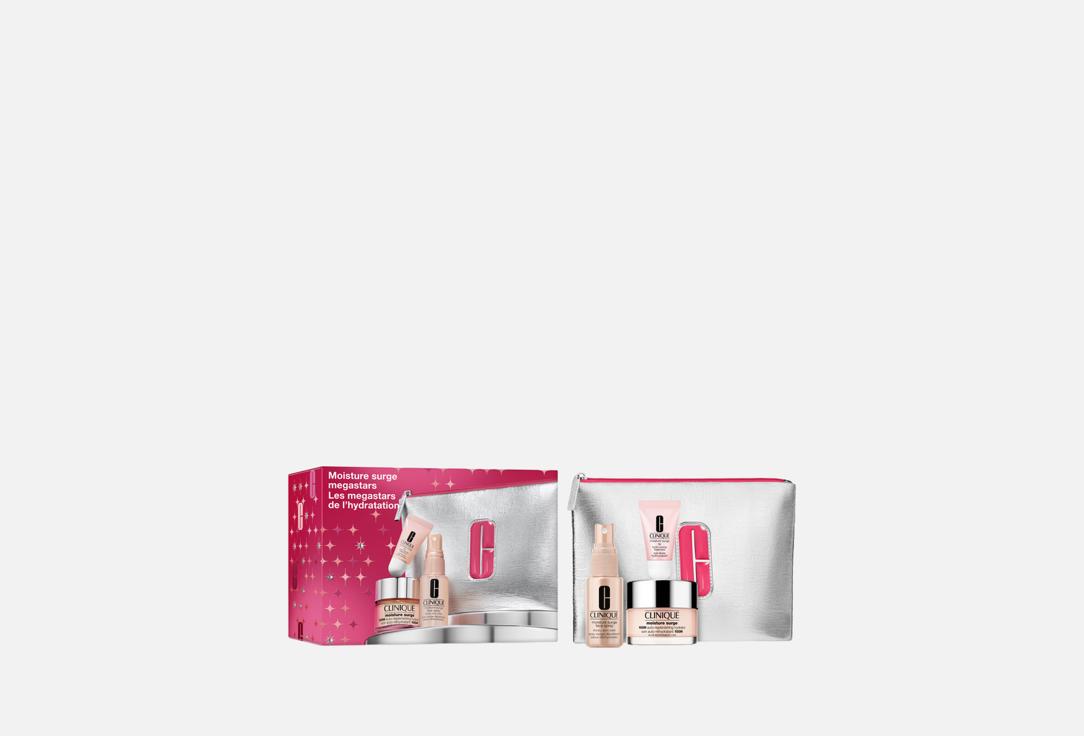 Clinique Gift Set: Cream, Lip Balm & Spray Moisture Surge Megastars