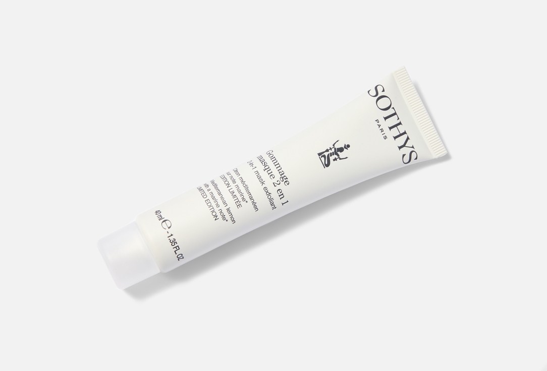 Sothys 2-in-1 Exfoliating Face Mask Mediterranean Lemon