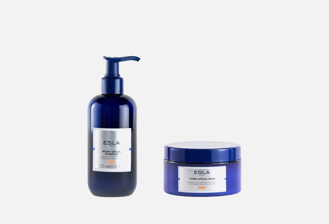 Esla Deep-hydrate shampoo and nourishing hair mask set Hydra Special 500 ml Esla Deep-hydrate shampoo and nourishing hair mask set Hydra Special