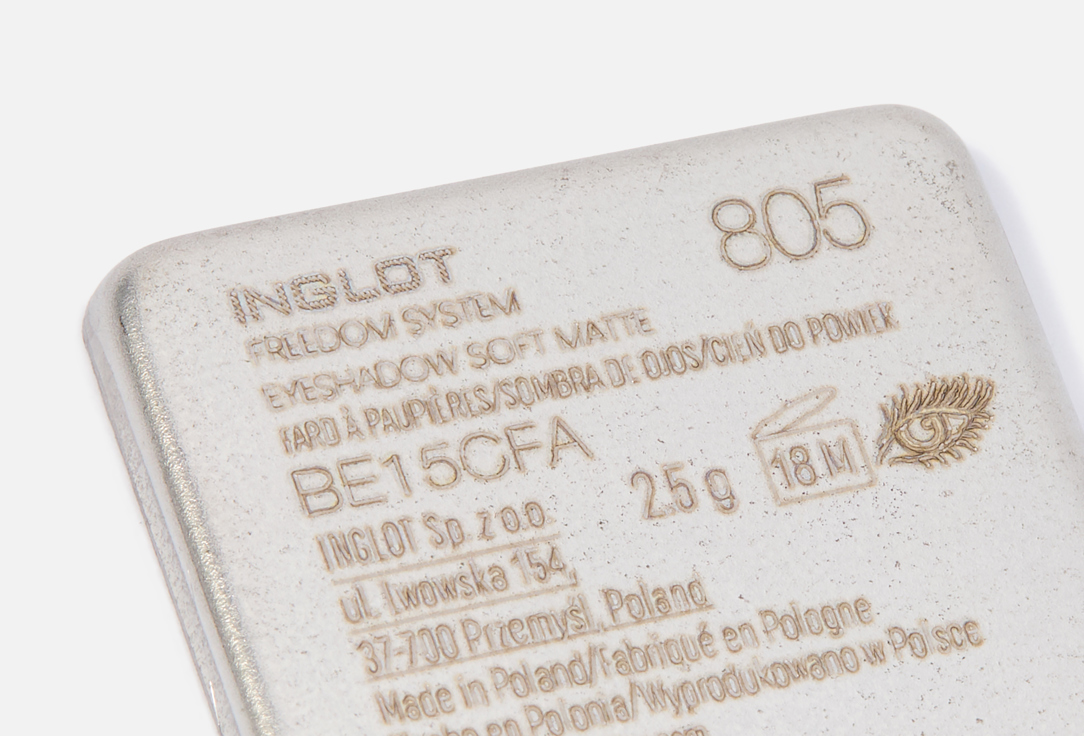 Inglot Pressed Soft Matte Eyeshadow Freedom System Eye Shadow Soft Matte