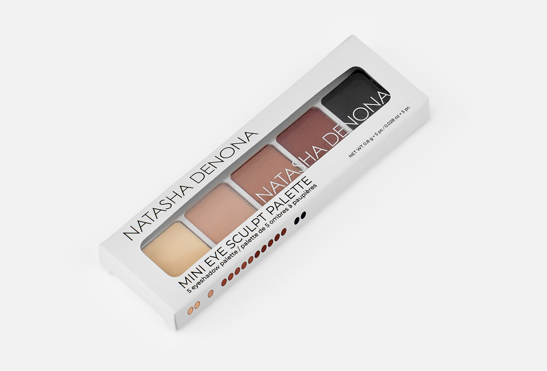 NATASHA DENONA Палетка теней для век Mini eye sculpt Original 4 г NATASHA DENONA Палетка теней для век Mini eye sculpt